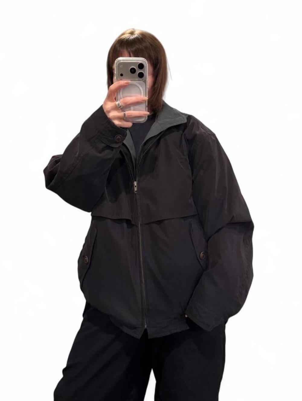Vintage London Fog Two Tone Harrington Bomber Jacket